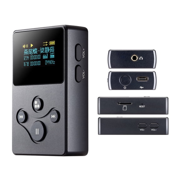 xDuoo X2S Lecteur de Musique HiFi Haute Fidélité Lecteur Audio Sans Perte DSD FLAC APE WMA WAV AAC Lecteur MP3 Lecteur Carte TF Lecture jusqu'à 128 Go