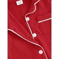 thumbnail image 6 of Jxzom Infant Baby Boy Girl Pajamas Rompers 0 3 6 12 18 24 Months Short Sleeve Solid Buttons Jumpsuit Overalls Summer Clothes, 6 of 8