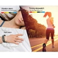 thumbnail image 2 of Pulsera inteligente Termómetro corporal automático Prueba de alarma de vibración Pulsera de fitness LED Temperatura con pantalla LCD oso de fresa  Electrónica, 2 of 5