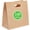 Die cut handle 11" -100pcs, variant on 200Pcs 11x6x11 Brown Kraft Paper Bags with Handle - Tote Grocery Bags Bulk for Restaurant, Bakery, Retail, Takeout