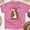 Heliconia, variant on Just A Girl Graphic T-Shirt | Cute Holiday Girl Illustration Tee for Women, White, Size S