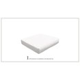 thumbnail image 2 of TK Classics 6" High Back Cushion for Ottoman in Sail White, 2 of 3