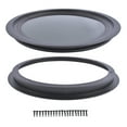 thumbnail image 4 of Mustrod Dia 12" Round Fixed RV Window Tempered Tinted Glass for RV Camper Cargo Fit for 1-5/8" Thickness Wall, 4 of 10