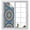 Multicolor, variant on Window Privacy Film Turquoise Blue Boho Stained Glass Window Film Decorative Window Cover Country Vintage Abstract Medallion Art Window Clings Static Adhesive Sticker for Bathroom 19.6"x39.3"