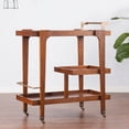 thumbnail image 6 of Southern Enterprises 37" Brown Zhori Mid-Century Rectangular Bar Cart, 6 of 6