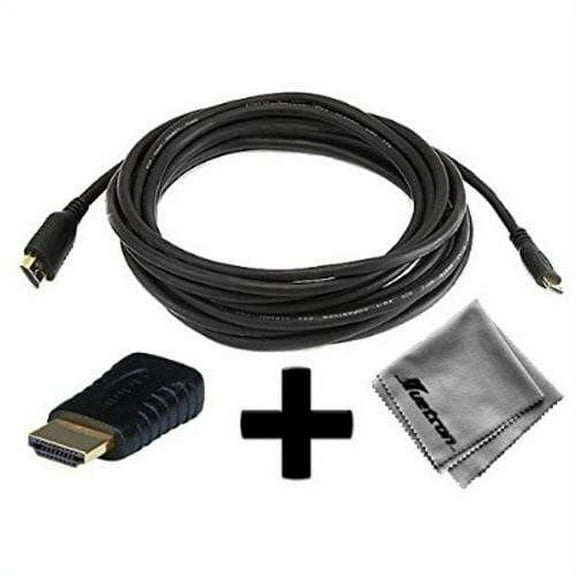 Sony Cyber-shot DSC-W390 Compatible 15ft HDMI?to HDMI?Mini Connector Cable ...