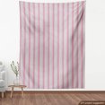 thumbnail image 4 of Ambesonne Stripes Fabric by the Yard Upholstery, Vertical Retro Pink Lines, 1 Yard, Pale Taupe Pink, 4 of 5