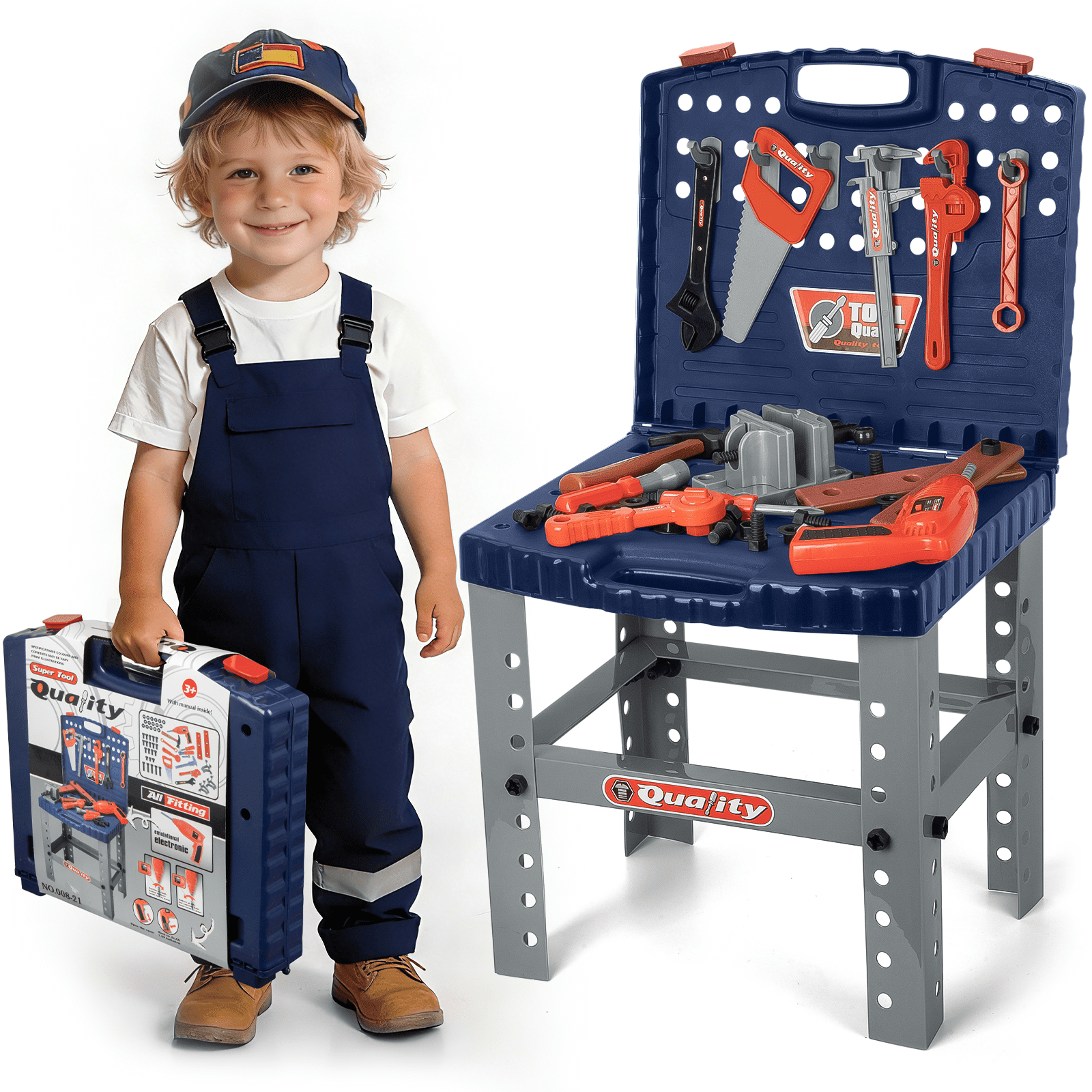 Xueyu Kids Tool Bench Set with Electric Drill photo 1