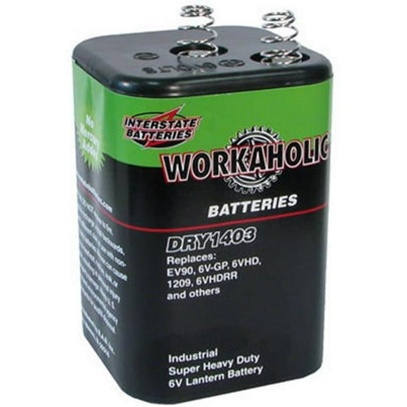 Interstate All Battery DRY1403 Heavy Duty Lantern Battery - 6V