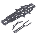 thumbnail image 2 of RC Car Chassis, Replacement RC Chassis Frame  For 1/10 RC Drift Cars Black,Silver, 2 of 8