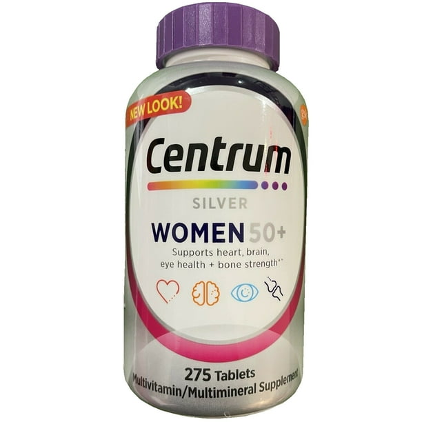 Centrum Silver Women 50+ Multivitamin Supplement - 275 Count - Walmart.com
