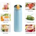 thumbnail image 5 of 1pcs304 taza de agua aislada de acero inoxidable pequeña tapa de viento simple fresca taza de paja taza de aislamiento portátil, 5 of 5