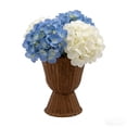 thumbnail image 5 of LEHOZIHEQ Goblet Planter, Woven Rattan Look Resin Flower Pot, Wicker Planter Pot, Decorative Flower Vase for Flowers Herbs Patio Balcony Decor, 5 of 9
