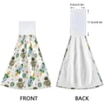 thumbnail image 4 of SKYSONIC Flying Astronautscute Cartoon Style Astronauts 2Pcs Kitchen Hanging Towel Set Hand Towels with Hanging Loop, Absorbent Hand Towel Soft Thick Dish Cloth Dry Towel, 12"x17", 4 of 6