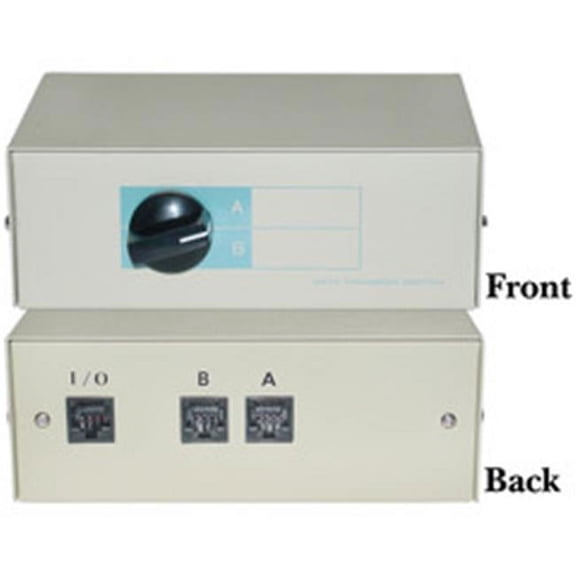 CableWholesale AB 2 Way Switch Box RJ45 Female