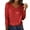 Red, variant on Atogsazn Women's Sequins Blouse Casual V Neck Long Sleeve Pullover Shirt Business Work Tops Outfit Clothing Blue M Fashion