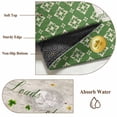 thumbnail image 6 of Entryway Rug 2'x3', St. Patrick's Day Small Rug for Kitchen Bathroom Door Mat Indoor Entrance, Green Truck Shamrock Gold Coin Wooden Non-Slip Area Rugs Floor Mats Carpet Front Door Rugs, 6 of 8