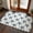 Blue, variant on Small Door Mat Indoor Outdoor 15.7"x23.6",Teal Golden-Yellow Pumpkins Fall Absorbent Non Slip Entry Rug,Thanksgiving Leaves Botanical Low Profile Welcome Mat for Front/Side Door Entrance Bathroom