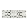 thumbnail image 2 of Merrick Lane Bohemian Low Pile Rug with Black Geometric Design - 2' x 6', 2 of 9