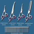thumbnail image 5 of Pet Grooming Scissors Set for Dog Cat, Heavy Duty Stainless Steel Construction Professional Pet Trimmer Kit, Complete Dog & Cat Grooming Kits for Home Use, 5 of 5