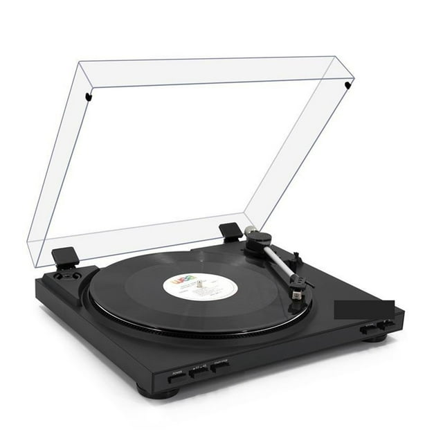 Elegant Vinyl Record Player Home Professional Mobile Magnetic HIFI Turntable Audiophile LP Vinyl 33/45 Rpm AT3600 Record Player ,Simple Setup