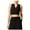 black, variant on RACHEL ROY $79 Womens New 1624 Black Sleeveless V Neck Crop Top Casual Top 4 B+B