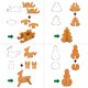 thumbnail image 3 of Juego de 8 cortadores de galletas de Navidad 3D JM Acero inoxidable RV021031-01348SDJ, 3 of 5