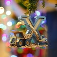 thumbnail image 5 of Danhjin Acrylic Ornament Blanks, 26 Letters Building Vehicle Christmas Decorations Shatterproof Style Decor for Tree, Home, Holiday Party Supplies, 5 of 5