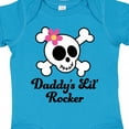 thumbnail image 4 of Inktastic Daddy's Little Rocker Skull Girls Baby Bodysuit, 4 of 5