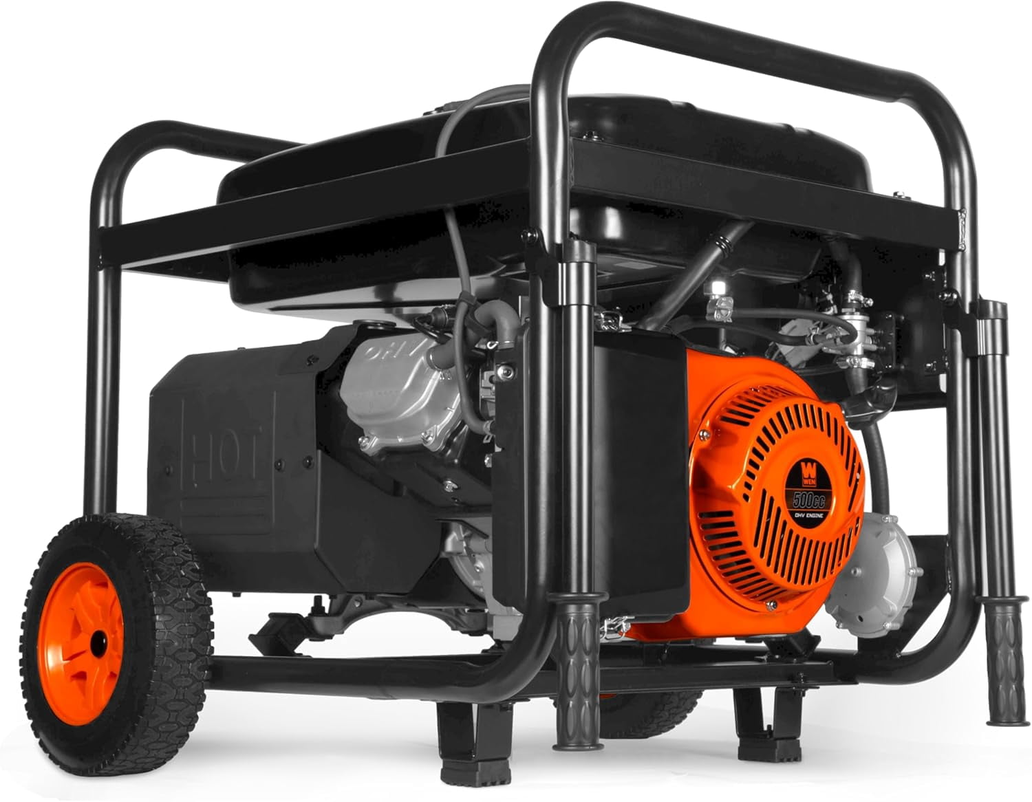 WEN 14,500-Watt 120V/240V Tri-Fuel Generator for Gas, Propane, and Natural Gas, Transfer-Switch Ready with Electric Start, Wheel Kit, and CO Watchdog (TF-1450X)