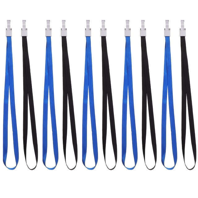 Miangastore 20 Pcs Thickened Lanyard For Work Documents Lanyards On The Neck (Assorted Color)