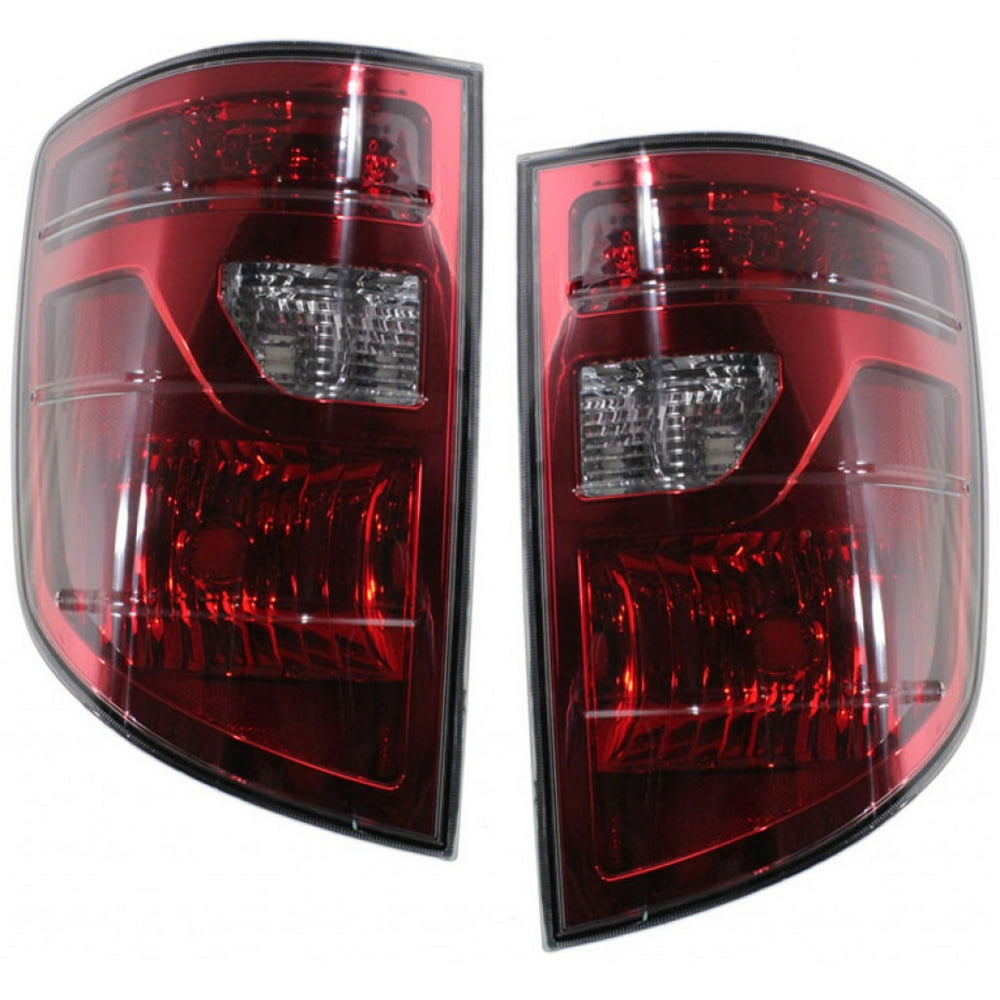 CarLights360 For Honda Ridgeline Tail Light 2009 2010 2011 Pair Driver