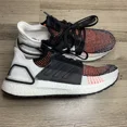 thumbnail image 1 of Adi-das Ultraboost 2019 Running Shoes Black White Orange G27519 Mens Size 7.5 NEW, 1 of 6