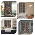 thumbnail image 7 of Forest Deer Window Privacy Film, Farmhouse Vintage River Elk Static Cling UV Sun Blocking Heat Control Window Tint Day and Night, Non-Adhesive Reusable One Way Windows Privacy Cover 35.4''x78.7'', 7 of 7