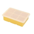 thumbnail image 2 of Bandeja grande de cubitos de hielo de silicona para whisky y cócteles - moldes cuadrados grandes de bloques de hielo con tapa para bebidas antiguas y congelador, 2 of 6