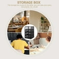 thumbnail image 4 of TABLZONE Multi-Layer Metal Desktop Box Black for Pen and Document Storage, 4 of 6