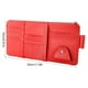 thumbnail image 5 of Kenally Bolsa para parasol de coche, tarjeta, gafas de sol, bolsa con cremallera, funda de soporte de almacenamiento para teléfono móvil, organizador Automoción decorativa y accesorios Rojo Kenally VI015250-05B, 5 of 6