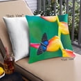 thumbnail image 1 of Ahgly Company Coussin d'Extérieur Insectes Papillon, 18 Pouces par 18 Pouces, 1 of 6