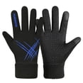 thumbnail image 1 of Guantes de montar para hombre de otoño e invierno, guantes antidesgaste y de terciopelo, guantes deportivos, guantes para mujer resistentes al frío y a las salpicaduras de agua, con, 1 of 6