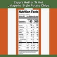 thumbnail image 2 of Zapp’s Hotter ‘N Hot Jalapeno New Orleans Kettle Style Potato Chips, Gluten Free Bold Spicy Snacks Treats for Lunch Party Roadtrip Stuffers Snacking 2.5 oz 3 Packs w/ Bonus Snoep in Beperkte Oplage, 2 of 7