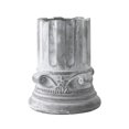 thumbnail image 1 of Maceta de cemento con diseño vintage de columna romana, 1 of 1