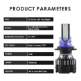 thumbnail image 3 of Foco Faro Led Csp 4000lm Auto - Moto H4 - Hs1 Alta/baja 1 Pz, 3 of 8