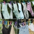 thumbnail image 4 of Clearance! Retractable Portable Clothesline for Travel New Windproof Travel Stretchy Retractable Elastic Laundry Clothes Line for Backyard Vacation Hotel Balcony Drying Outdoor Campi One Size White, 4 of 9