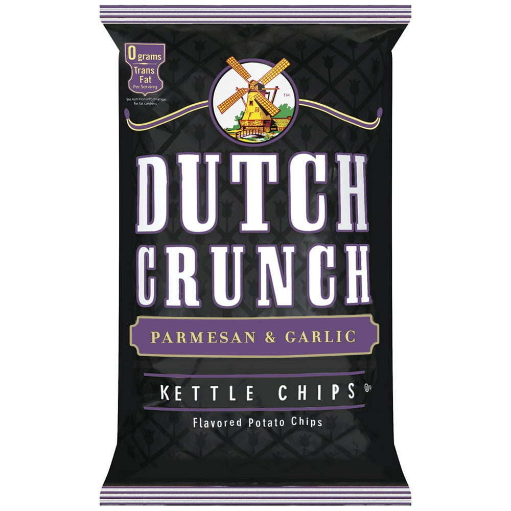 Dutch Crunch Parmesan & Garlic Kettle Cooked Potato Chips, 9 Oz