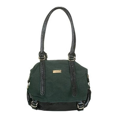 - Chic Green Snake Print Leather Dual Shoulder Strap Womens Handbag
