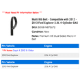 thumbnail image 2 of Multi Rib Belt - Compatible with 2012 - 2013 Ford Explorer 2.0L 4-Cylinder GAS, 2 of 2