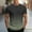 #Green, variant on DPTALR Men's Fashion Gradient Striped Print Round-Neck Short-Sleeve Casual Sport T-shirt,Green, XL