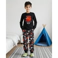 thumbnail image 3 of Aideaone Boys' Pajamas Set Long Sleeves Tees & Pants 2-Piece Printed Kid Sleepwear Pajamas Set for Boys 6-13Y, 3 of 7