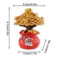 thumbnail image 2 of Ornaments Handicraft Money Tree Birthday Baking Festive Car Decoration Home Decor Chinese New Year Lucky Fortune, 2 of 13
