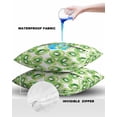 thumbnail image 4 of Outdoor Pillow Covers Throws Watercolor Tropical Green Kiwi,Waterproof Pillow Cases Pack of 2 Summer Fruits on White,Durable Cushion Cover Pillowcase for Patio Balcony Couch Garden, 4 of 7